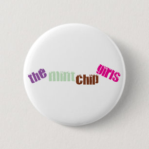 Badge Rond 5 Cm Boutons en bon état de filles de puce