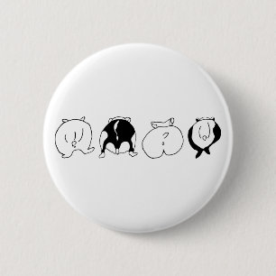 Badge Rond 5 Cm Boutons Hamster