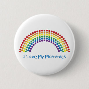 Badge Rond 5 Cm Boutons J'Aime Mes Mommies