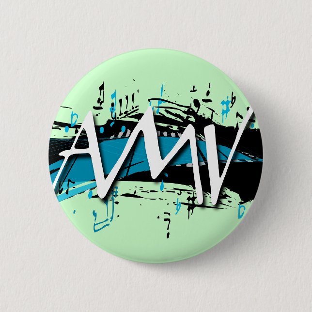 Badge Rond 5 Cm Boutons - logo 2008 (Devant)