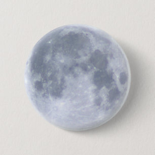 Badge Rond 5 Cm Boutons lunaires de Pleine lune