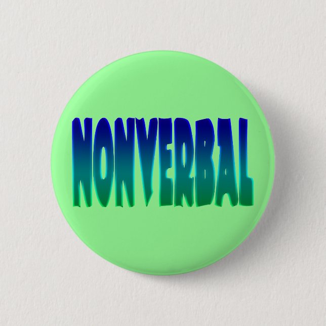 Badge Rond 5 Cm Boutons non-verbaux (Devant)