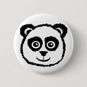 Badge Rond 5 Cm Boutons Panda