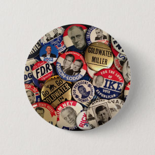 Badge Rond 5 Cm Boutons politiques