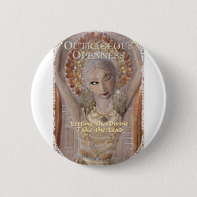 Badge Rond 5 Cm Boutons pour une raison quelconque, (Devant)