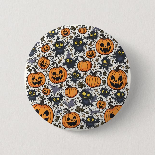 Badge Rond 5 Cm Boutons spéciaux pour Halloween (Devant)
