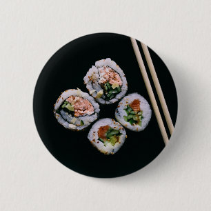 Badge Rond 5 Cm boutons sushi