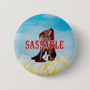 Badge Rond 5 Cm Boutons TEE Être Impertinente