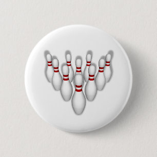 Badge Rond 5 Cm Bowling Pins : Modèle 3D: