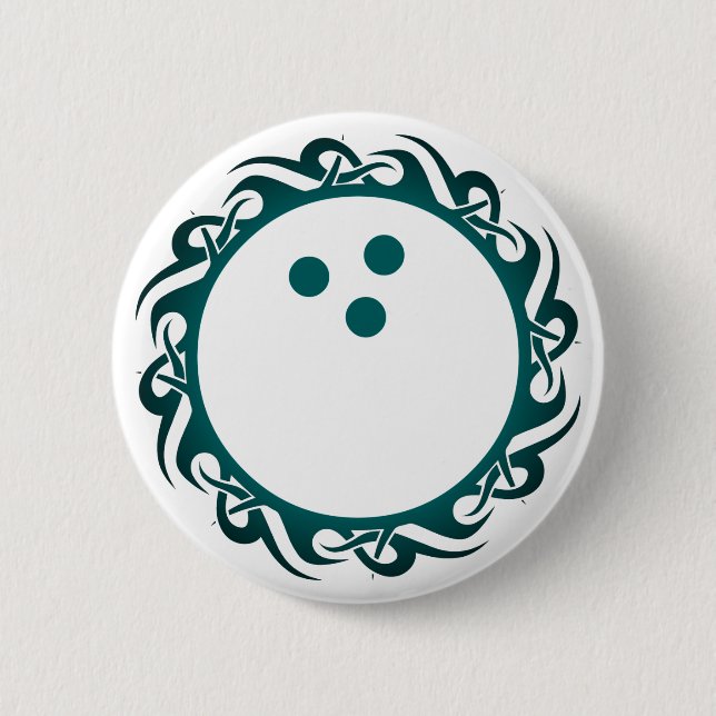 Badge Rond 5 Cm bowling tribal (Devant)