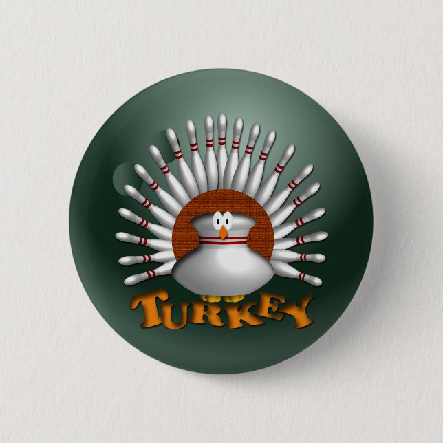 Badge Rond 5 Cm Bowling Turquie (Devant)