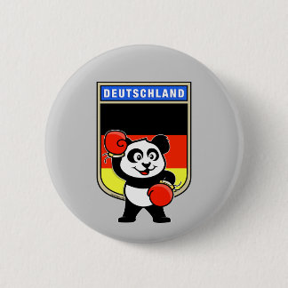Badge Rond 5 Cm Boxe Allemagne Panda