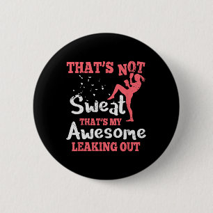 Badge Rond 5 Cm Boxe de bottes amusantes pour les femmes - Ce n'es