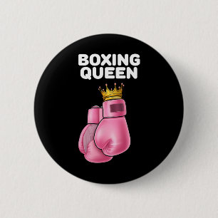 Badge Rond 5 Cm Boxe de boxe Queen femmes Boxer filles Boxer Boxer