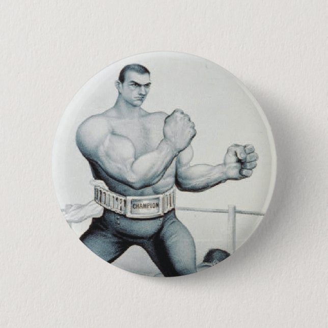Badge Rond 5 Cm Boxe de PIÈCE EN T (Devant)