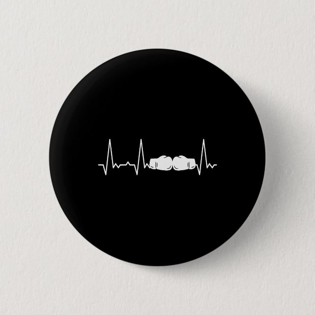 Badge Rond 5 Cm Boxe de pulsation (Devant)
