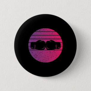 Badge Rond 5 Cm Boxe style rétro Vintage 1