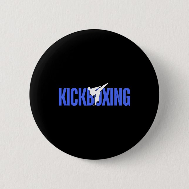 Badge Rond 5 Cm Boxe thaïlandaise de compétition  (Devant)