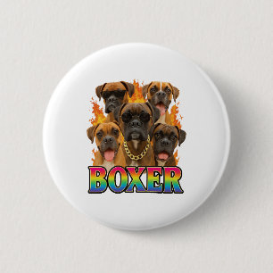 Badge Rond 5 Cm Boxer