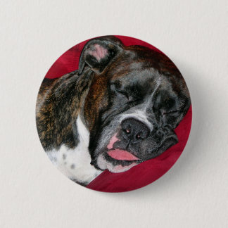 Badge Rond 5 Cm Boxer américain