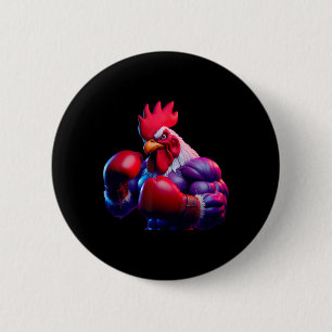 Badge Rond 5 Cm Boxer Boxer Kickboxer Mixed martial art Combat