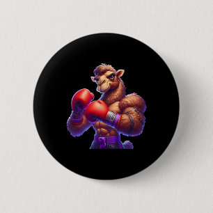Badge Rond 5 Cm Boxer Camel Boxer Kickboxer Mixed martial art Figh