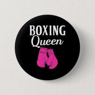Badge Rond 5 Cm Boxer sport Queen Boxer