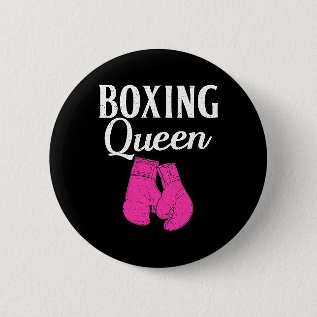 Badge Rond 5 Cm Boxer sport Queen Boxer (Devant)