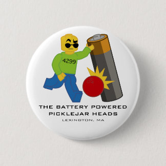 Badge Rond 5 Cm BPPJH a roulé au-dessus du bouton