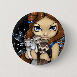 Badge Rond 5 Cm "Bracée bouton de furets"