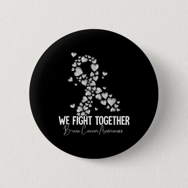 Badge Rond 5 Cm Brain Cancer Awareness 3  (Devant)