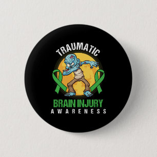 Badge Rond 5 Cm Brain Tumeur Brain Surgery Venin Traumatic