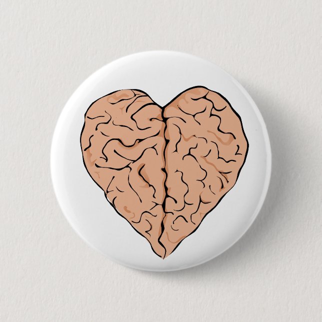 Badge Rond 5 Cm Brainheart (Devant)