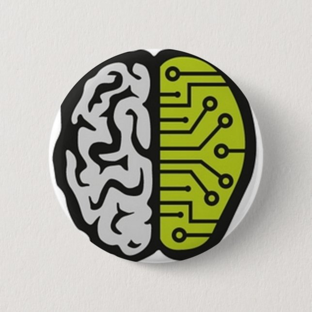Badge Rond 5 Cm BrainPain (Devant)