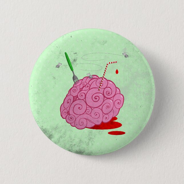 Badge Rond 5 Cm Brainz (Devant)