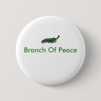 BADGE ROND 5 CM BRANCHE DE LA PAIX