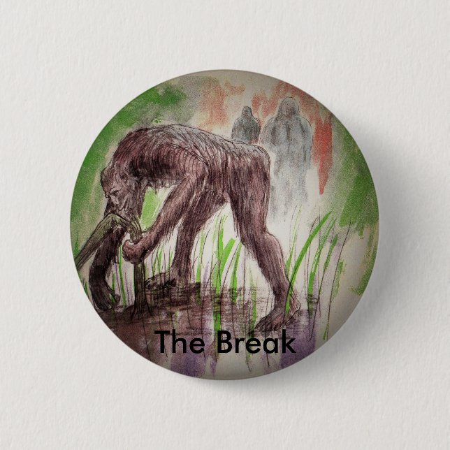 Badge Rond 5 Cm branche, la coupure (Devant)