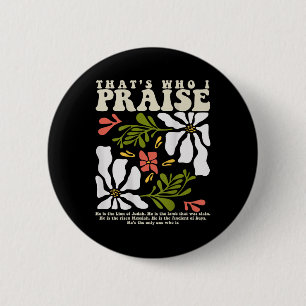 Badge Rond 5 Cm Brandon C'est Qui Je Loue Jésus Christian Lake Me