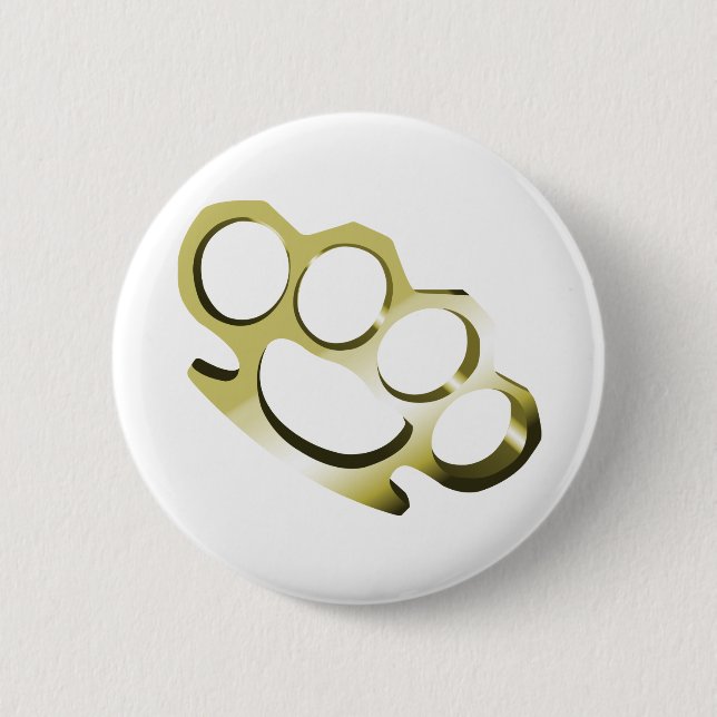 Badge Rond 5 Cm Brass Knuckkls (Devant)