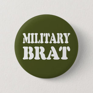 BADGE ROND 5 CM BRAT MILITAIRE