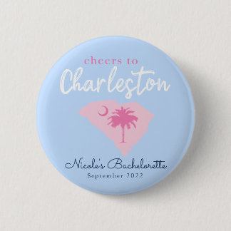 Badge Rond 5 Cm Bravo à Charleston Caroline du Sud Bachelorette