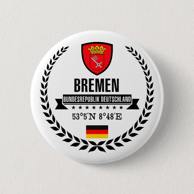 Badge Rond 5 Cm Brême (Devant)