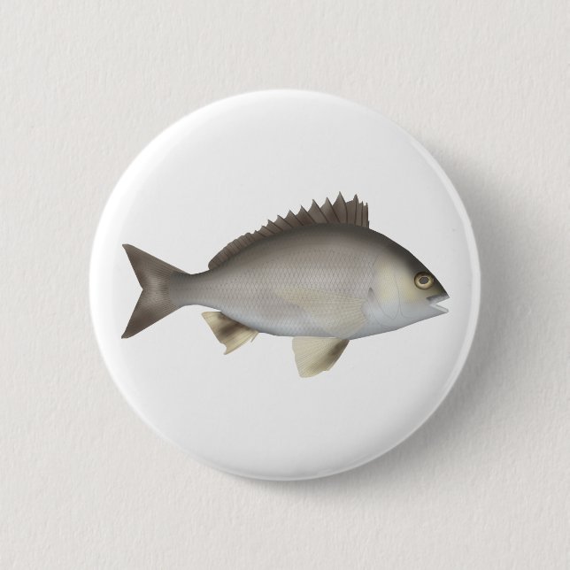 Badge Rond 5 Cm Brème noire (Devant)