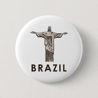 Badge Rond 5 Cm Brésil vintage