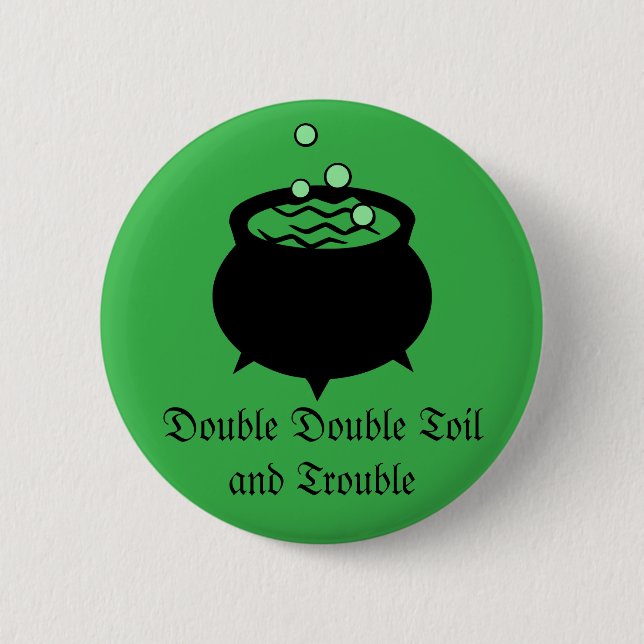 Badge Rond 5 Cm Brew de sorcières (Devant)