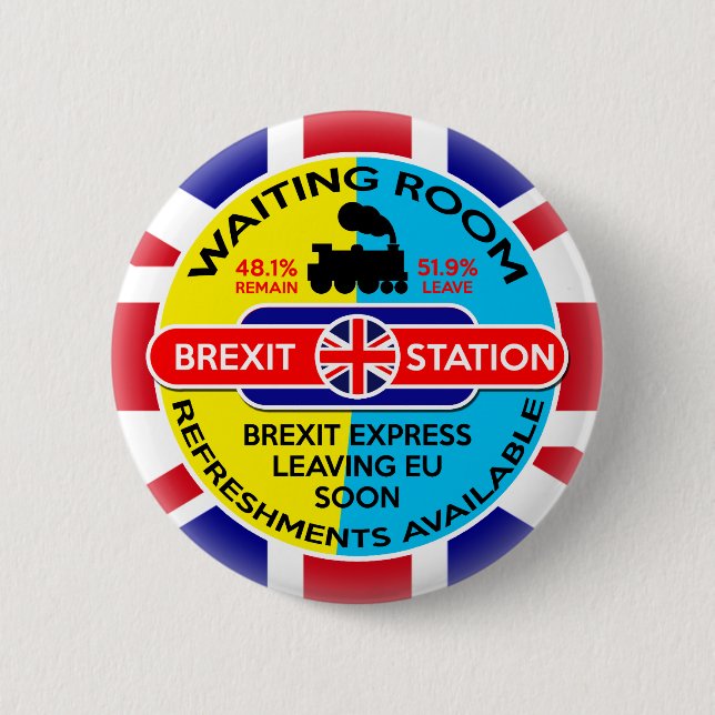 Badge Rond 5 Cm Brexit (Devant)