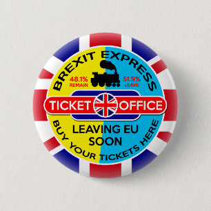 Badge Rond 5 Cm Brexit