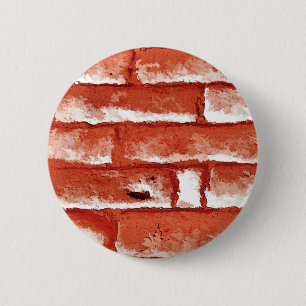 BADGE ROND 5 CM BRICK WALL