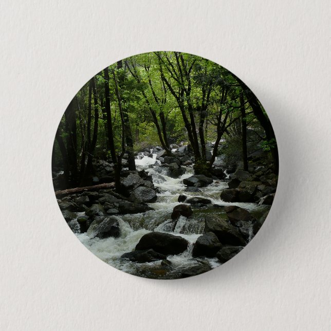 Badge Rond 5 Cm Bridalveil Creek à Yosemite National Park (Devant)