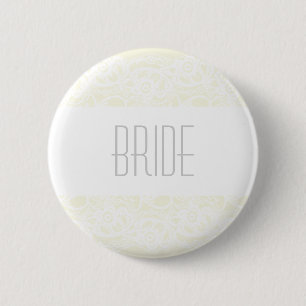 Badge Rond 5 Cm Bride Button v2 - Choisissez votre propre couleur 